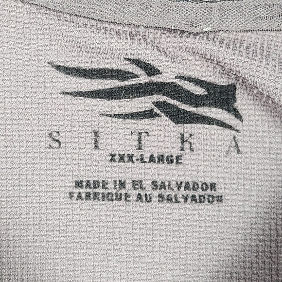 Sitka Core Light Weight Shirt Mens 3XL Gray Performance Base Layer Hunting 10033 - Picture 3 of 9